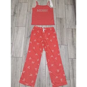 Girls 2-Piece Christmas Pajama Set size 14